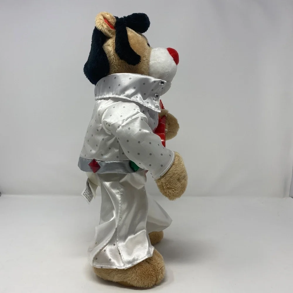 Preferred Plush Singing Elvis Presley Bear in Elvis Outfit 